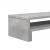 Suport de monitor, gri beton, 54x22x15 cm, lemn prelucrat GartenMobel Dekor