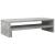 Suport de monitor, gri beton, 54x22x15 cm, lemn prelucrat GartenMobel Dekor