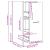 Dulap de farmacie, stejar sonoma, 30x41x77,5 cm lemn prelucrat GartenMobel Dekor
