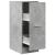 Dulap de farmacie, gri beton, 30x41x77,5 cm, lemn prelucrat GartenMobel Dekor