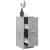 Dulap de farmacie, gri beton, 30x41x77,5 cm, lemn prelucrat GartenMobel Dekor