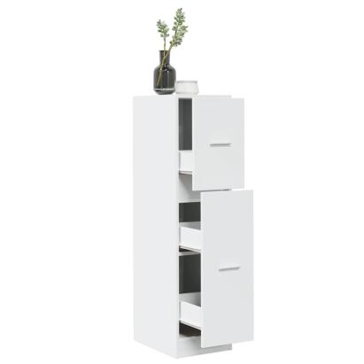 Dulap de farmacie, alb, 30x41x118 cm, lemn prelucrat GartenMobel Dekor