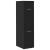 Dulap de farmacie, negru, 30x41x118 cm, lemn prelucrat GartenMobel Dekor