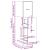 Dulap de farmacie, negru, 30x41x118 cm, lemn prelucrat GartenMobel Dekor