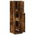 Dulap de farmacie stejar fumuriu, 30x41x118 cm, lemn prelucrat GartenMobel Dekor