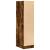Dulap de farmacie stejar fumuriu, 30x41x118 cm, lemn prelucrat GartenMobel Dekor