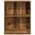 Bibliotecă, lemn vechi, 60x24x76 cm, lemn prelucrat GartenMobel Dekor