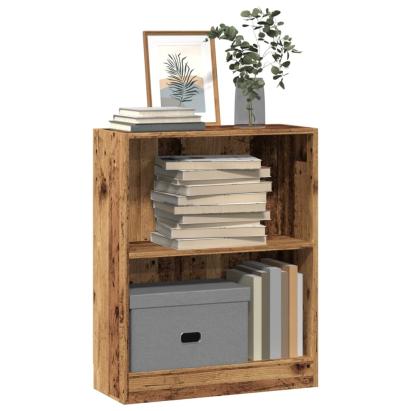 Bibliotecă, lemn vechi, 60x24x76 cm, lemn prelucrat GartenMobel Dekor