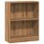 Bibliotecă, stejar artizanal, 60x24x76cm, lemn prelucrat GartenMobel Dekor