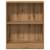 Bibliotecă, stejar artizanal, 60x24x76cm, lemn prelucrat GartenMobel Dekor