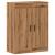 Dulap pe perete stejar artizanal, 69,5x34x90 cm, lemn prelucrat GartenMobel Dekor