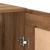 Dulap pe perete stejar artizanal, 69,5x34x90 cm, lemn prelucrat GartenMobel Dekor