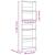 Bibliotecă, stejar fumuriu, 60x24x176 cm, lemn prelucrat GartenMobel Dekor