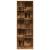 Bibliotecă, lemn vechi, 60x24x176 cm, lemn prelucrat GartenMobel Dekor