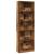 Bibliotecă, lemn vechi, 60x24x176 cm, lemn prelucrat GartenMobel Dekor