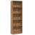 Bibliotecă, stejar artizanal, 60x24x176 cm, lemn prelucrat GartenMobel Dekor