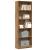 Bibliotecă, stejar artizanal, 60x24x176 cm, lemn prelucrat GartenMobel Dekor