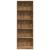 Bibliotecă, stejar artizanal, 60x24x176 cm, lemn prelucrat GartenMobel Dekor
