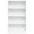 Bibliotecă, alb, 80x24x143 cm, lemn prelucrat GartenMobel Dekor