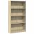 Bibliotecă, stejar sonoma, 80x24x143 cm, lemn prelucrat GartenMobel Dekor