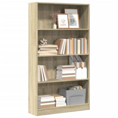 Bibliotecă, stejar sonoma, 80x24x143 cm, lemn prelucrat GartenMobel Dekor