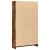 Bibliotecă, stejar fumuriu, 80x24x143 cm, lemn prelucrat GartenMobel Dekor