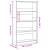 Bibliotecă, stejar fumuriu, 80x24x143 cm, lemn prelucrat GartenMobel Dekor