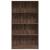 Bibliotecă, stejar maro, 80x24x143 cm, lemn prelucrat GartenMobel Dekor