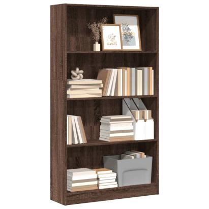 Bibliotecă, stejar maro, 80x24x143 cm, lemn prelucrat GartenMobel Dekor
