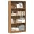 Bibliotecă, stejar artizanal, 80x24x143 cm, lemn prelucrat GartenMobel Dekor