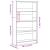 Bibliotecă, stejar artizanal, 80x24x143 cm, lemn prelucrat GartenMobel Dekor