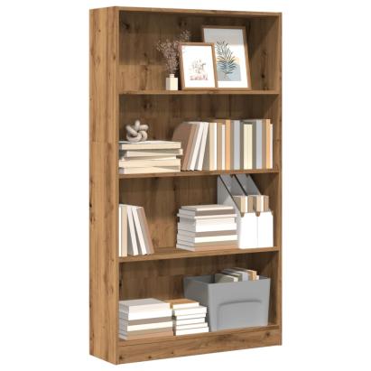 Bibliotecă, stejar artizanal, 80x24x143 cm, lemn prelucrat GartenMobel Dekor