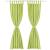Draperii micro-satin cu bride, 2 buc, verde, 140 x 225 cm GartenMobel Dekor