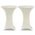 Husă de masă cu picior, 4 buc., crem, Ø80 cm elastic GartenMobel Dekor