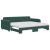 Pat de zi cu extensie și saltele verde închis 90x200 cm catifea GartenMobel Dekor