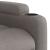 Fotoliu rabatabil electric, gri taupe, material textil GartenMobel Dekor
