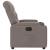 Fotoliu rabatabil electric, gri taupe, material textil GartenMobel Dekor