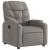 Fotoliu rabatabil electric, gri taupe, material textil GartenMobel Dekor