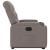 Fotoliu electric rabatabil cu ridicare, gri taupe, textil GartenMobel Dekor