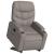 Fotoliu electric rabatabil cu ridicare, gri taupe, textil GartenMobel Dekor