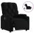 Fotoliu rabatabil electric, negru, material textil GartenMobel Dekor