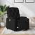Fotoliu rabatabil electric, negru, material textil GartenMobel Dekor