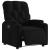 Fotoliu rabatabil electric, negru, material textil GartenMobel Dekor