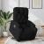 Fotoliu electric rabatabil cu ridicare, negru, textil GartenMobel Dekor
