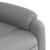 Fotoliu rabatabil electric, gri deschis, textil GartenMobel Dekor