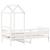 Pat de zi cu acoperiș, alb, 80x200 cm, lemn masiv de pin GartenMobel Dekor