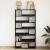 Bibliotecă, negru, 100x33x187,5 cm, lemn prelucrat GartenMobel Dekor