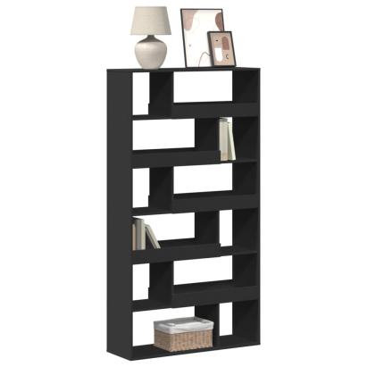 Bibliotecă, negru, 100x33x187,5 cm, lemn prelucrat GartenMobel Dekor