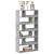 Bibliotecă, gri beton, 100x33x187,5 cm, lemn prelucrat GartenMobel Dekor