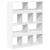 Bibliotecă, alb, 100x33x125,5 cm, lemn prelucrat GartenMobel Dekor